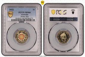 2022 $2 Honey Bee Colorized MS66