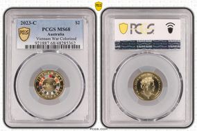 2023-C $2 Vietnam War Colorized MS68