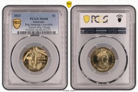 2023 $1 Big Jumping Crocodile Aussie Big Things MS68