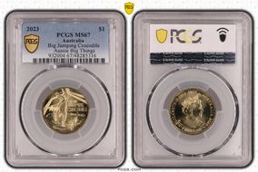 2023 $1 Big Jumping Crocodile Aussie Big Things MS67