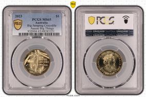 2023 $1 Big Jumping Crocodile Aussie Big Things MS65