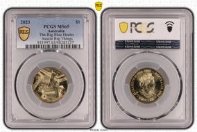 2023 $1 The Big Blue Heeler Aussie Big Things MS65