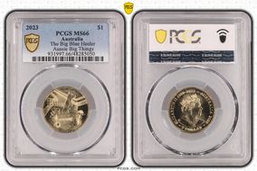 2023 $1 The Big Blue Heeler Aussie Big Things MS66