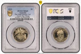 2023 $1 The Giant Murray Cod Aussie Big Things MS65
