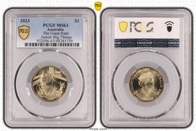2023 $1 The Giant Ram Aussie Big Things MS63