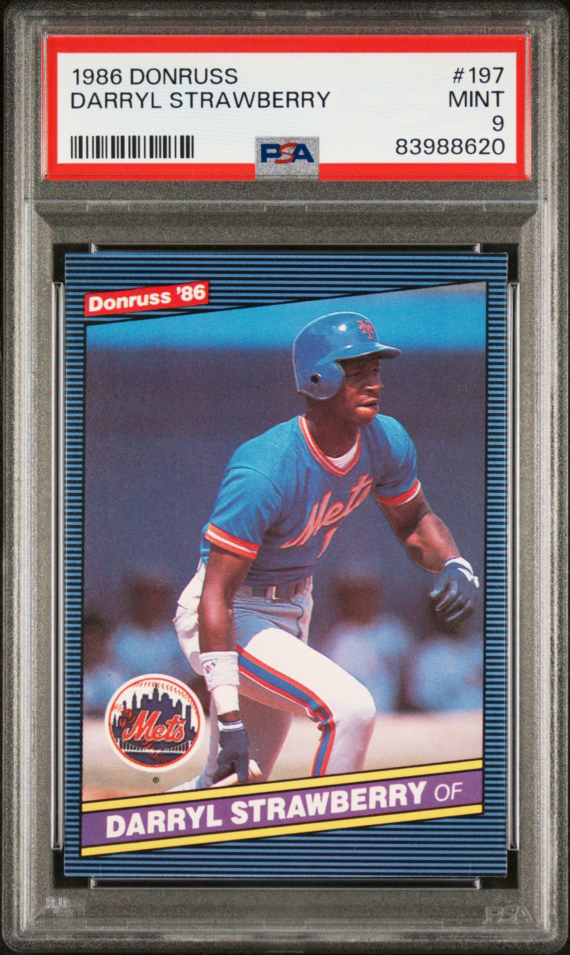 1986 Donruss DONRUSS #197 Darryl Strawberry front