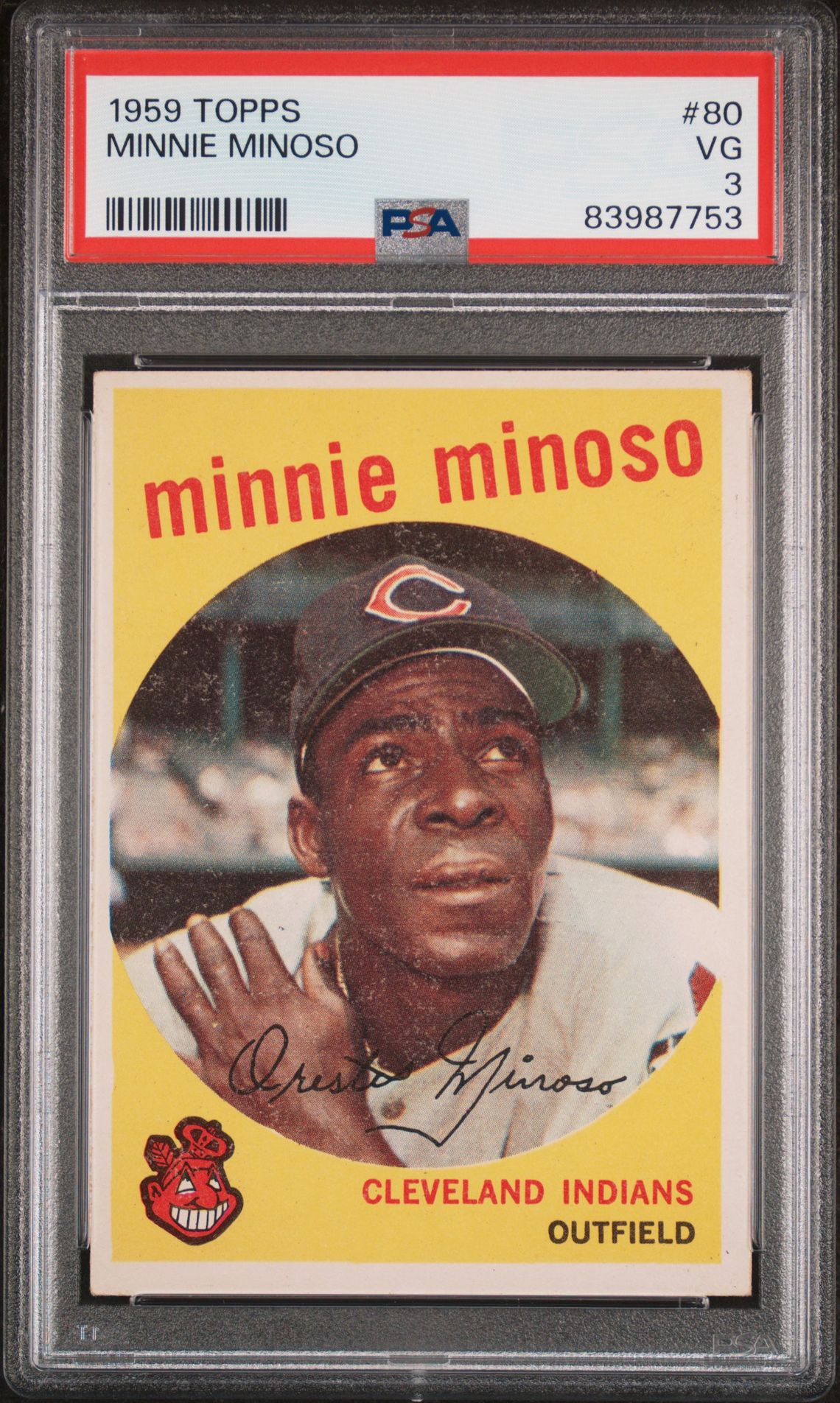 1959 Topps TOPPS #80 Minnie Minoso front
