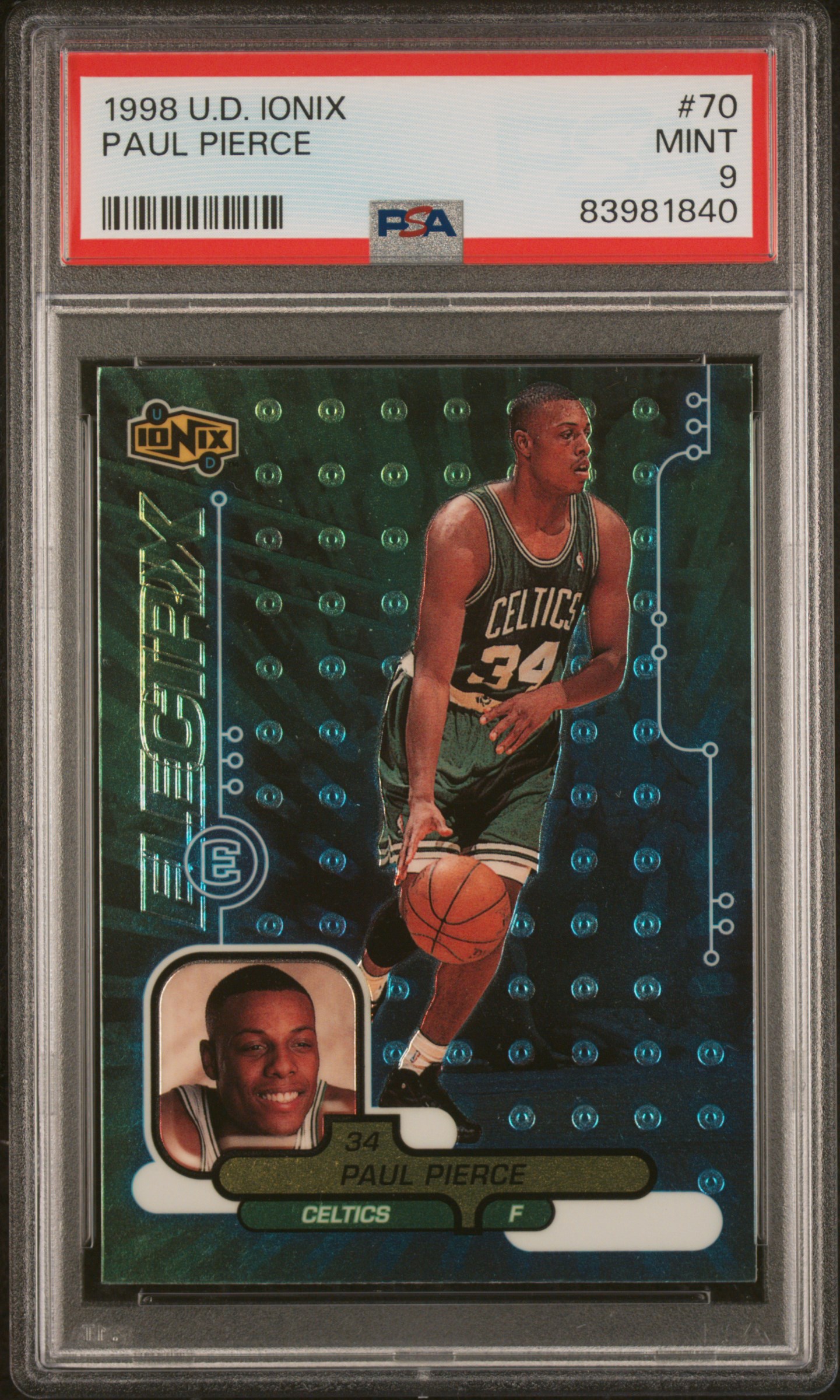 1998 UPPER DECK IONIX #70 PAUL PIERCE