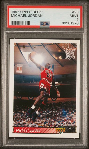 1992-93 Upper Deck #23 Michael Jordan - PSA MINT 9 on Goldin Auctions