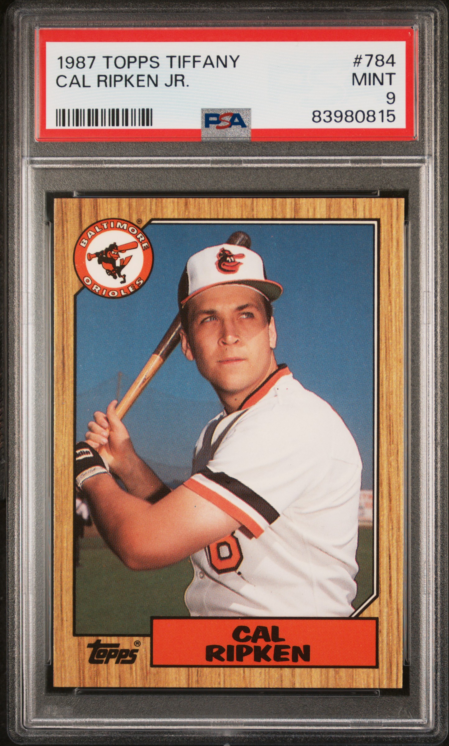 1987 TOPPS TIFFANY #784 CAL RIPKEN JR.