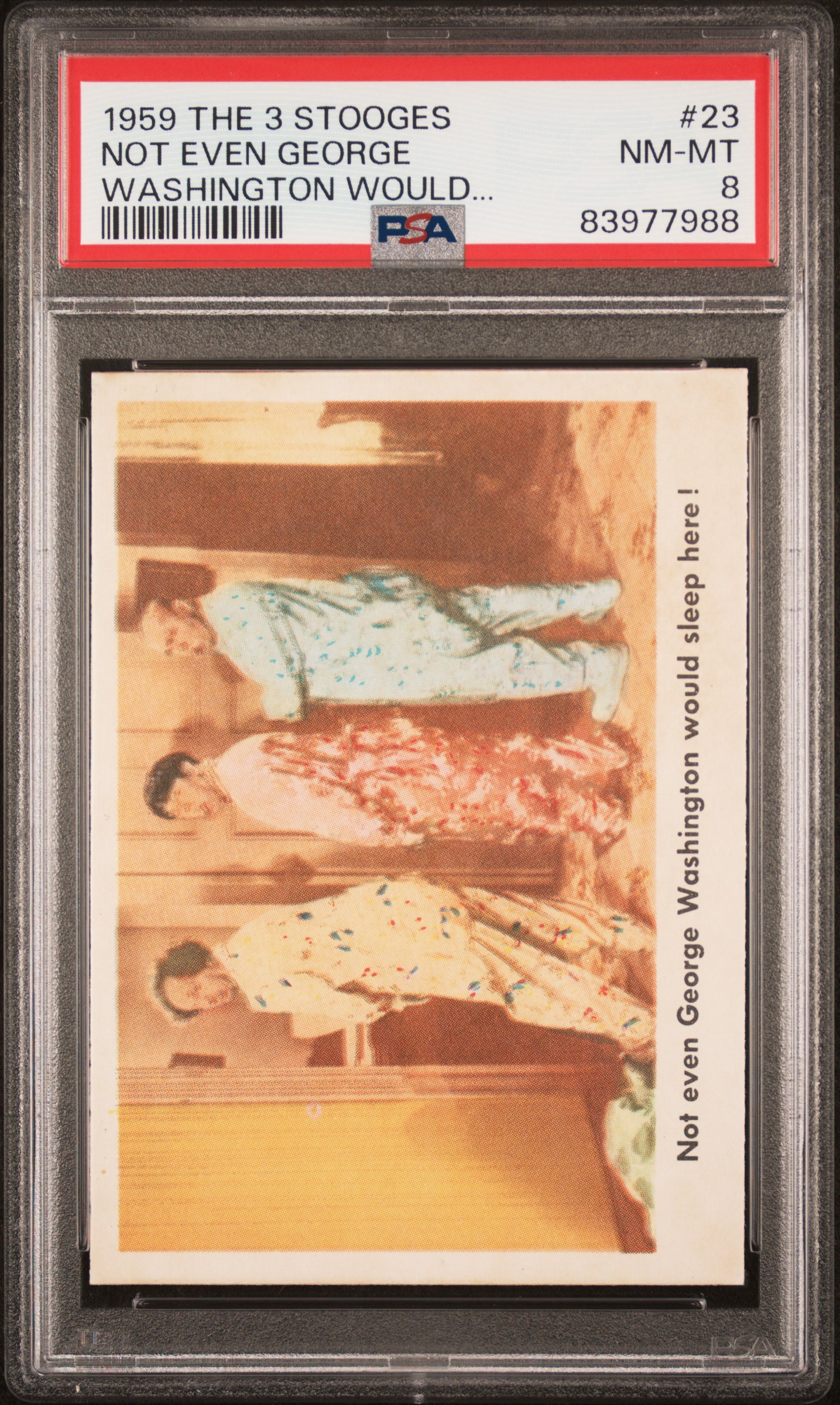 1959 THE 3 STOOGES #23 NOT EVEN GEORGE WASHINGTON WOULD...