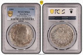1904 5 Mk 400th Birthday J-75 MS64