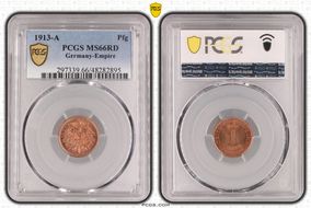 1913-A Pfg MS66RD