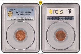 1913-A Pfg MS66RD