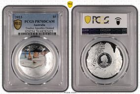 2023 $5 Twelve Apostles Domed Colorized PR70DCAM
