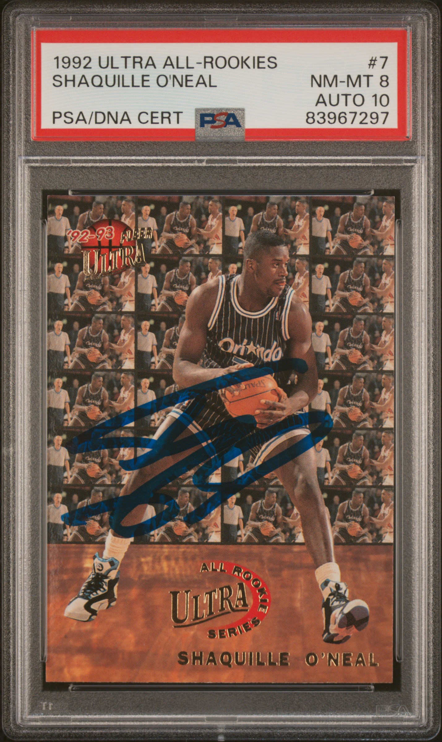 1992 ULTRA ALL-ROOKIES #7 SHAQUILLE O'NEAL