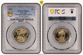 2022 $1 Commonwealth Games Inclusiveness MS66