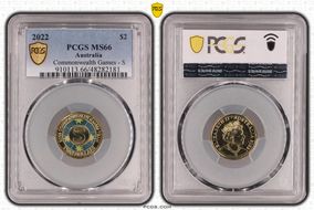 2022 $2 Commonwealth Games - S Colorized MS66