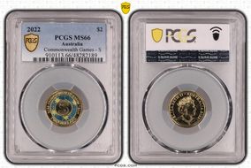 2022 $2 Commonwealth Games - S Colorized MS66