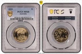 2022 $1 MS68