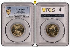 2022 $1 Elaphrosaurine Australian Dinosaurs MS66