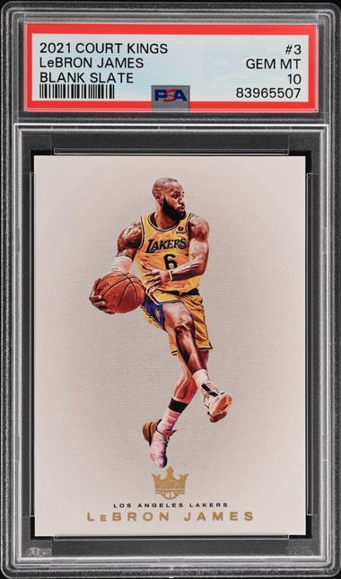 Lebron James Court Kings 取り組ん Blank Slate カード