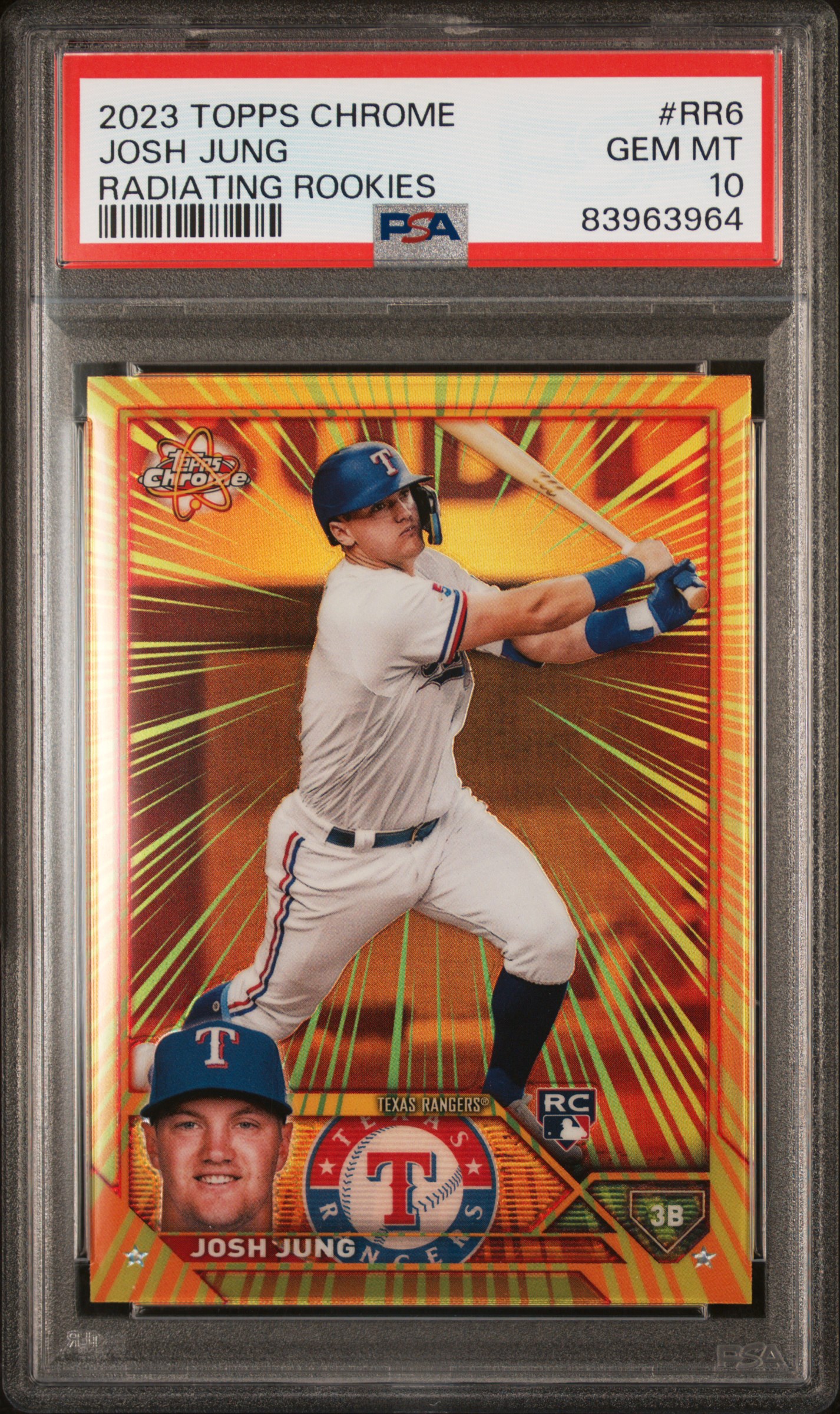 2023 TOPPS CHROME RADIATING ROOKIES #RR6 JOSH JUNG