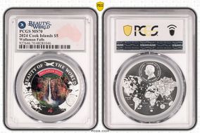 2024 $5 Wallaman Falls Beauty of the World MS70