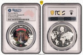 2024 $5 Wallaman Falls Beauty of the World MS70