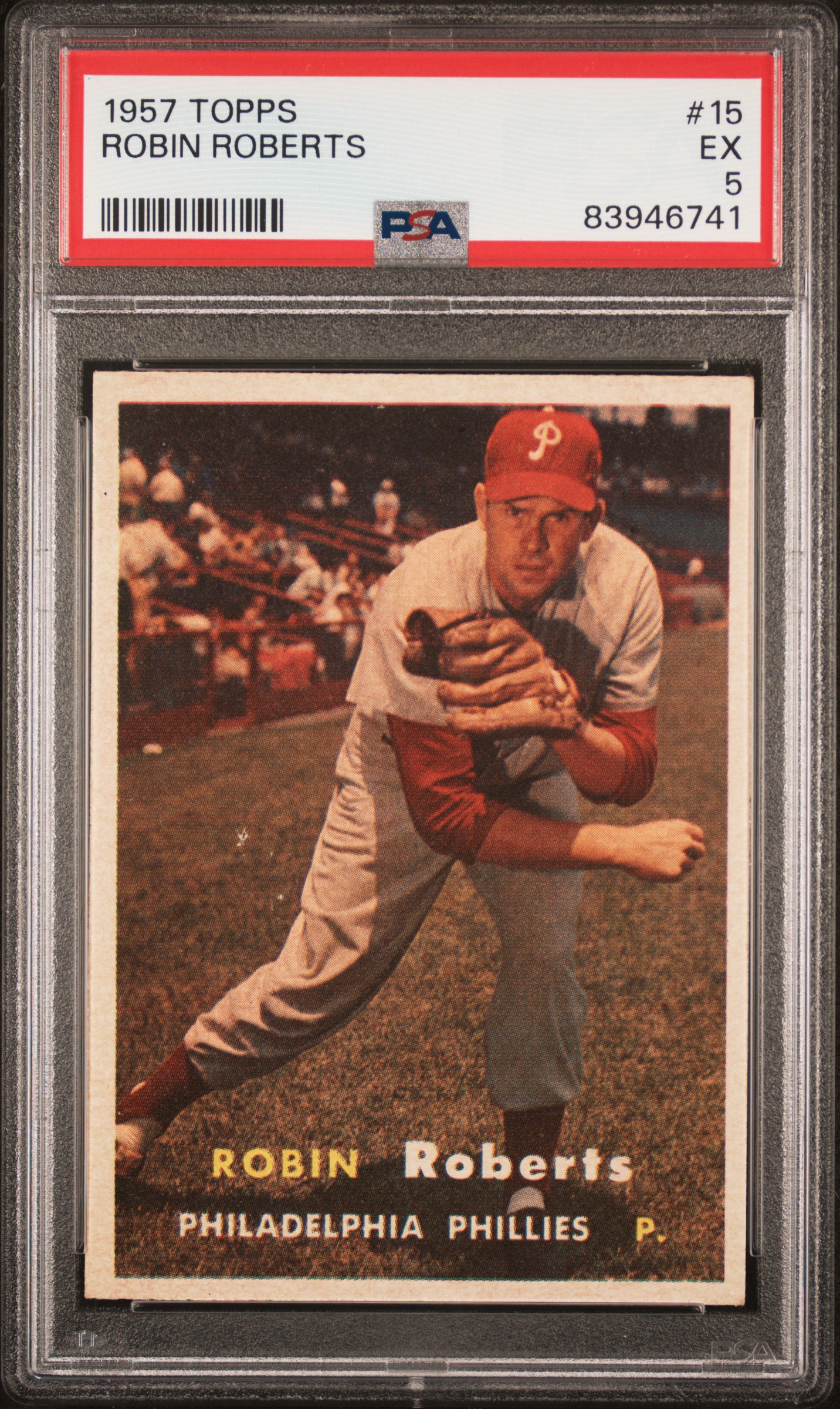 1957 TOPPS #15 ROBIN ROBERTS