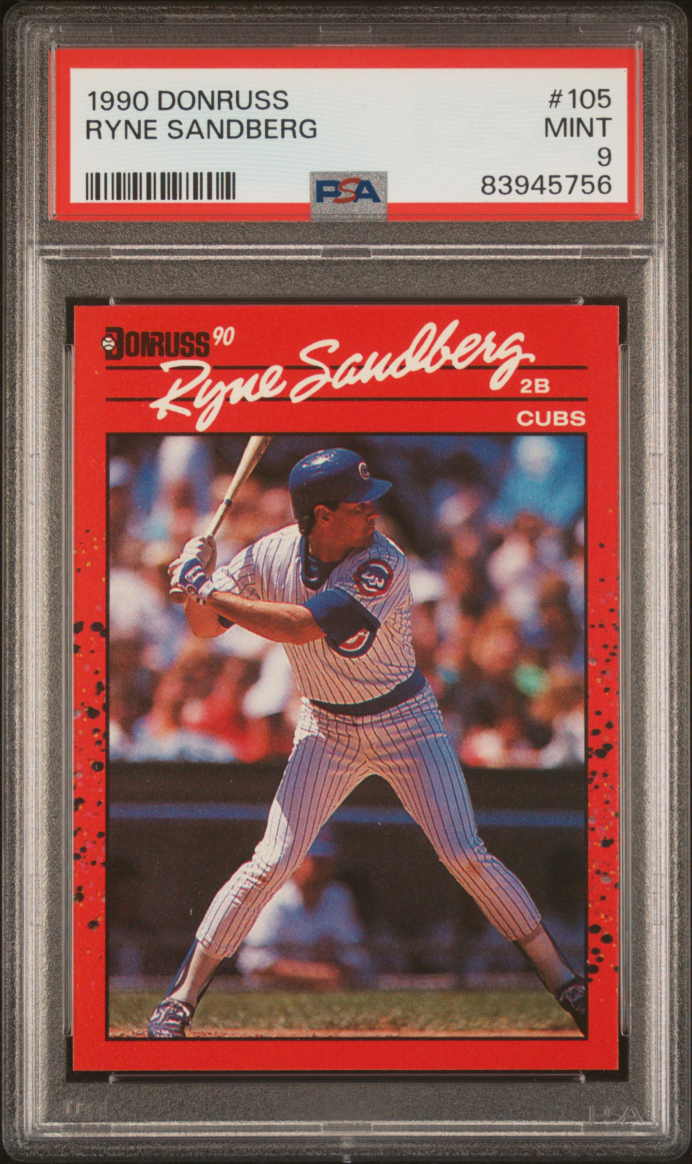 1990 DONRUSS #105 RYNE SANDBERG