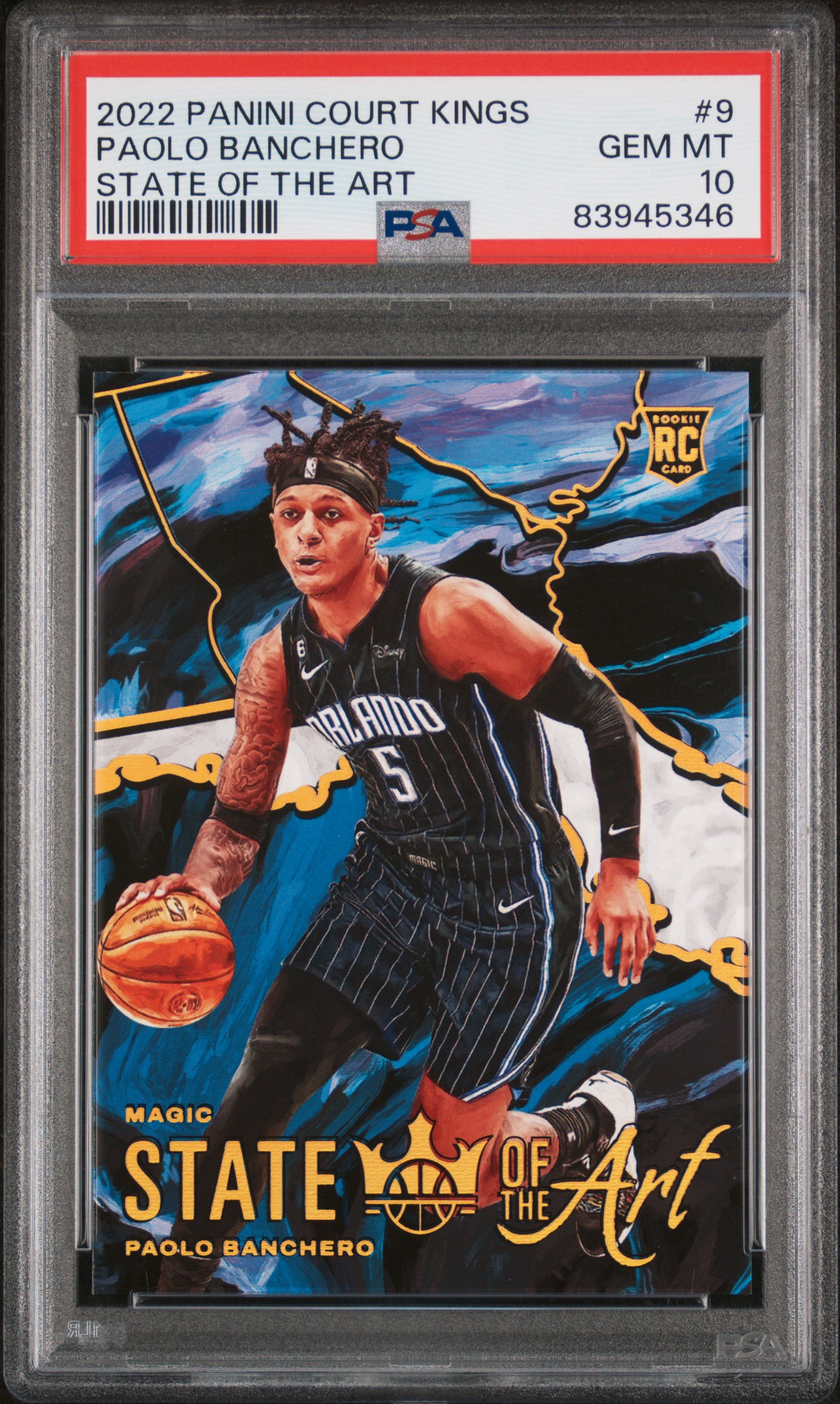 2022 PANINI COURT KINGS STATE OF THE ART #9 PAOLO BANCHERO STATE OF THE ART