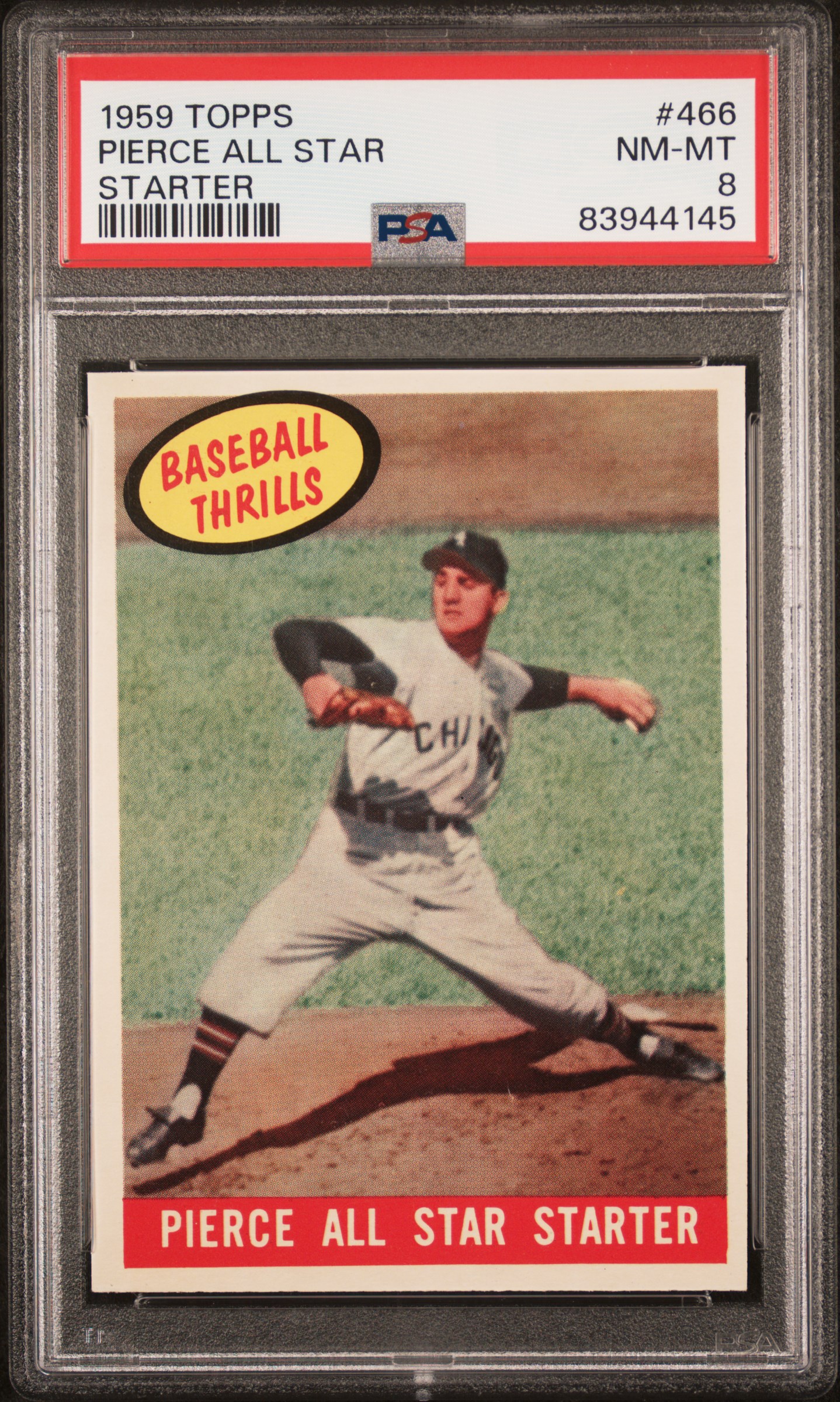 1959 TOPPS #466 PIERCE ALL STAR STARTER