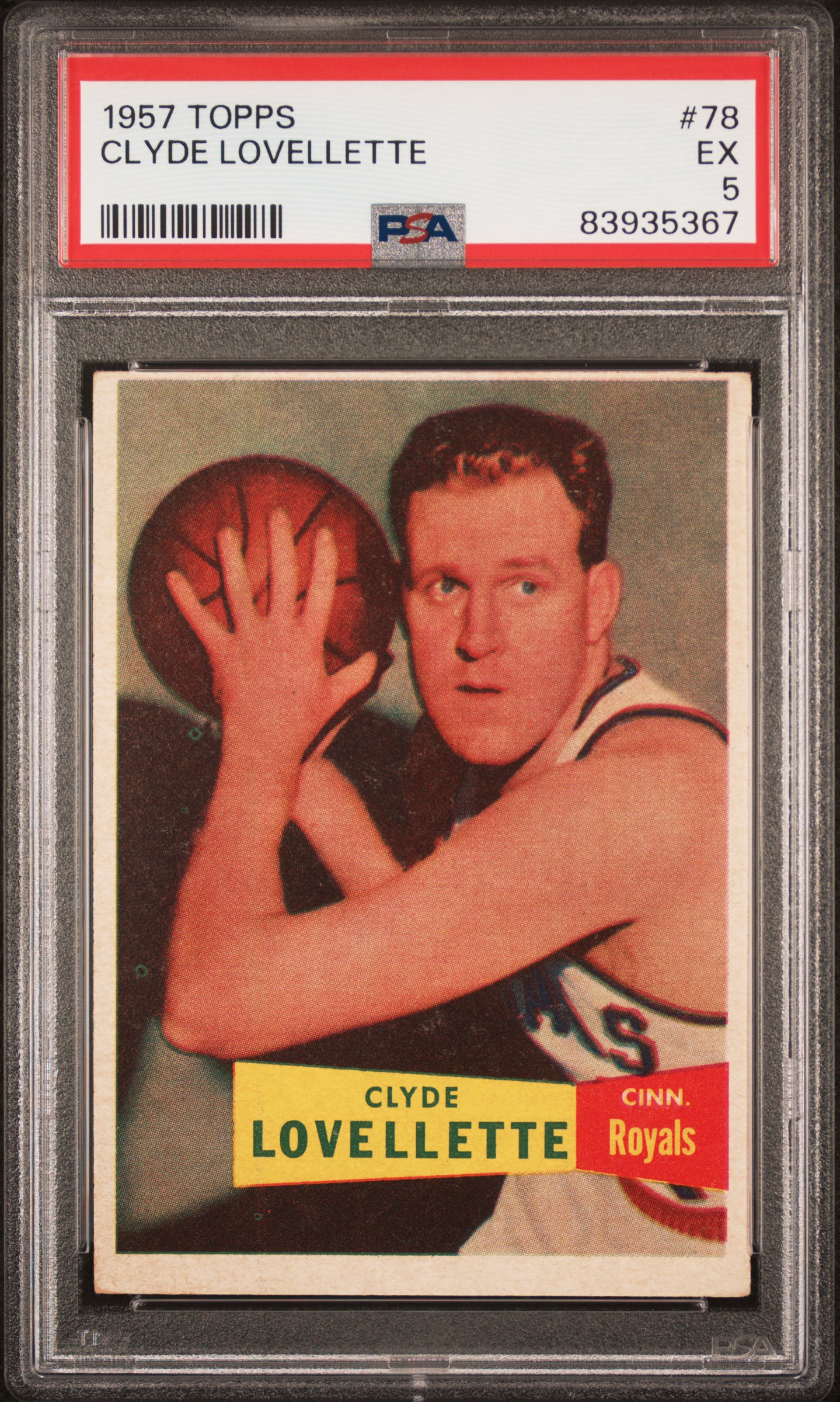 1957 TOPPS #78 CLYDE LOVELLETTE