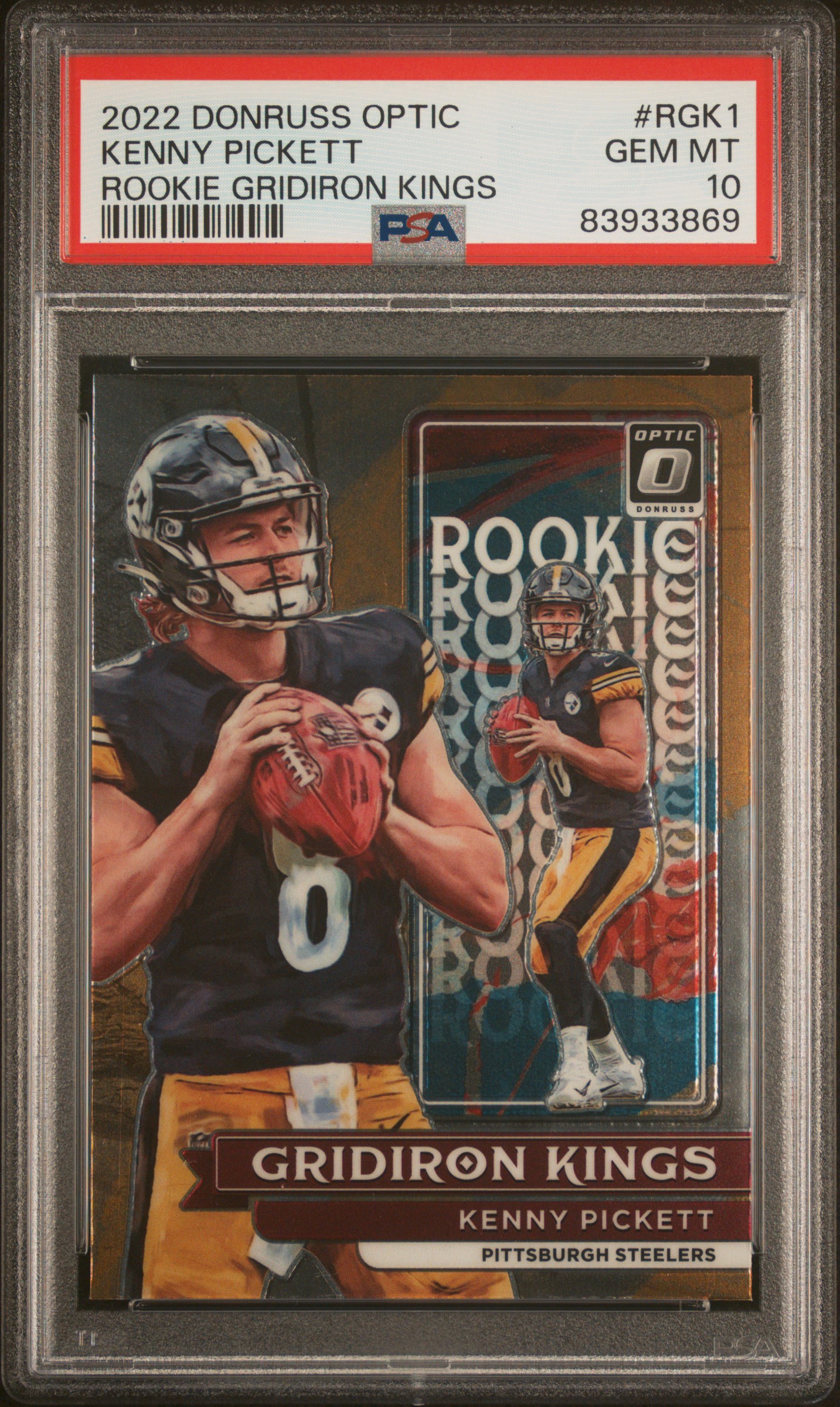 2022 PANINI DONRUSS OPTIC ROOKIE GRIDIRON KINGS #RGK1 KENNY PICKETT ROOKIE GRIDIRON KINGS