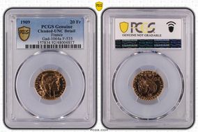 1909 20 Fr Gad-1064a F-535 N1