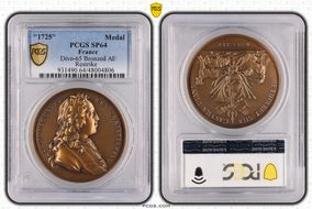 "1725" Medal Divo-65 Bronzed AE Restrike SP64