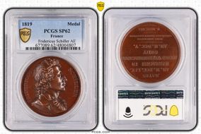 1819 Medal Fridericus Schiller AE SP62