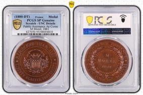 (1880-DT) Medal Public Assistance Ae Corne SP1BN