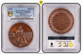 1841 Medal Gaed-2069 Bronzed AE SP1