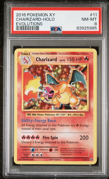 2016 Pokemon Xy Generations Radiant Collection Rc5 Charizard – PSA NM-MT 8  on Goldin Auctions