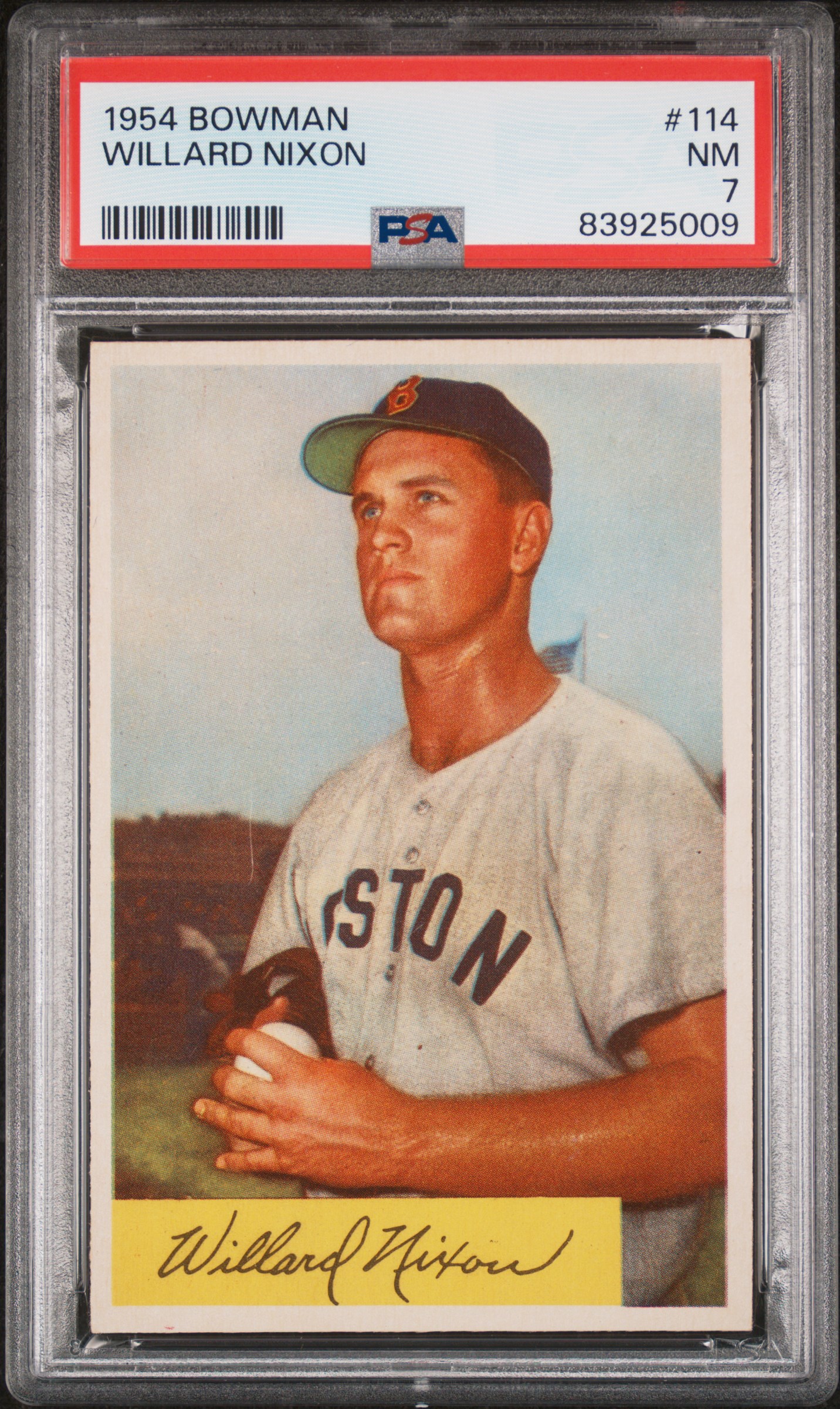 1954 BOWMAN #114 WILLARD NIXON