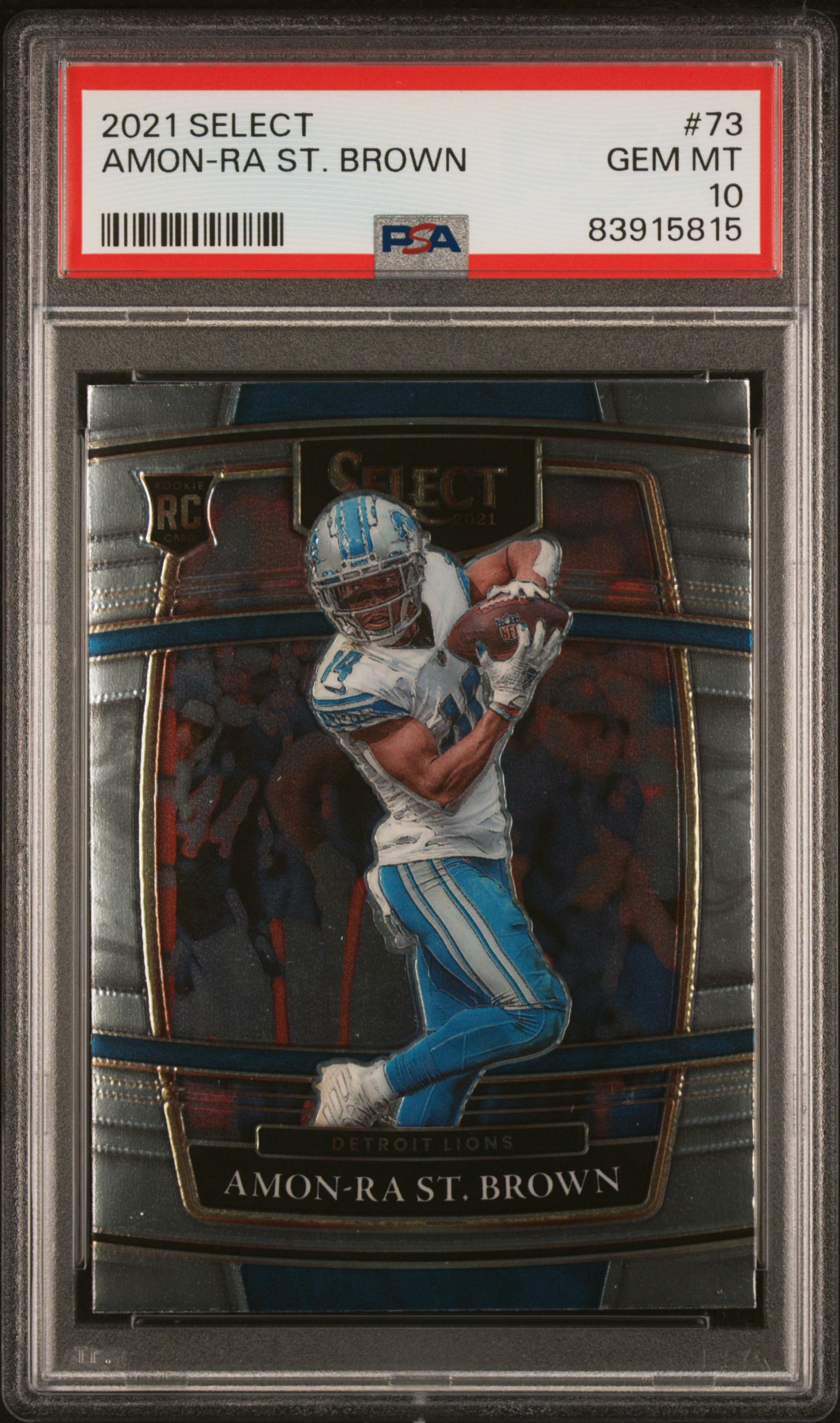 2021 PANINI SELECT #73 AMON-RA ST. BROWN