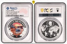 2024 $5 The Twelve Apostles Beauty of the World MS70