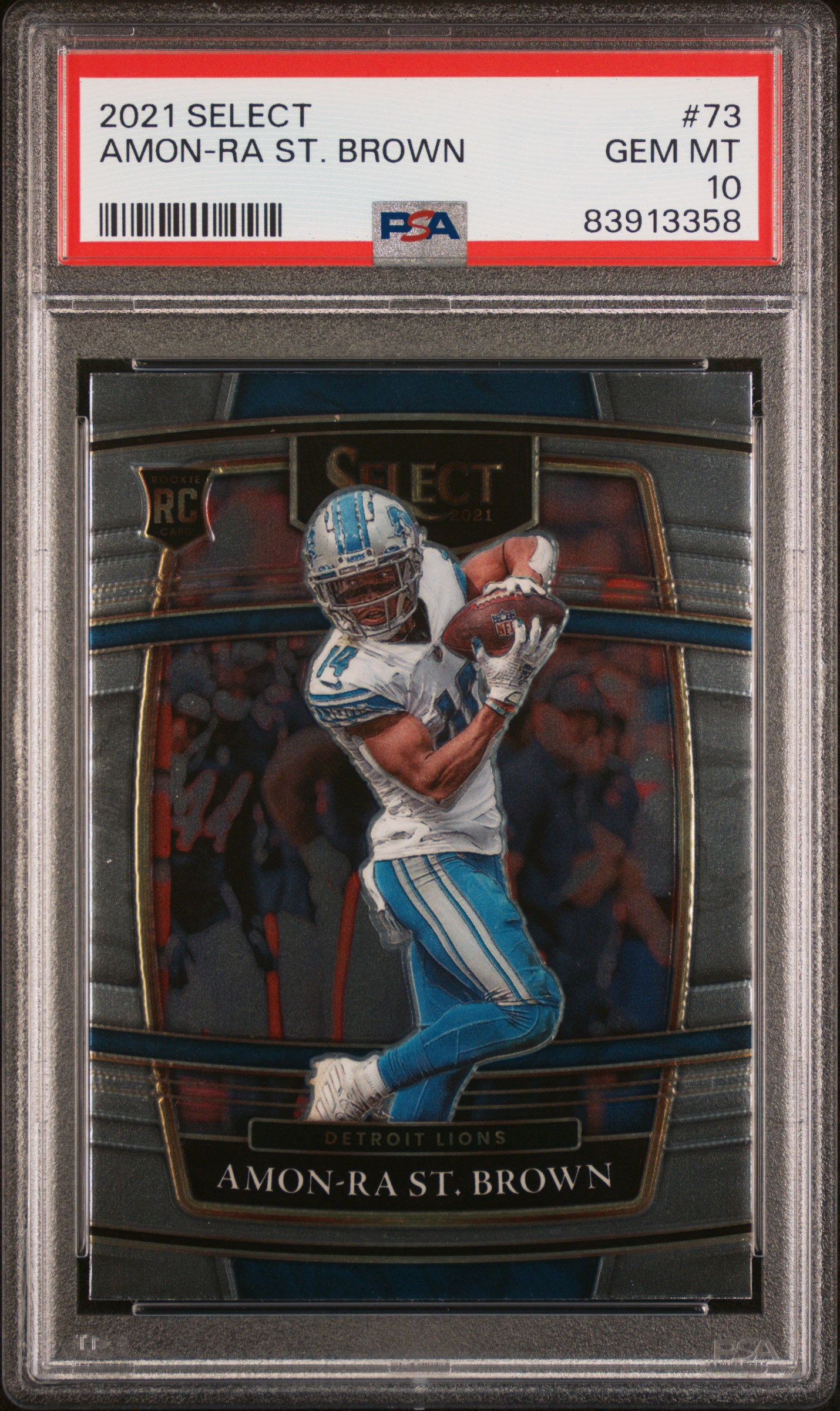 2021 PANINI SELECT #73 AMON-RA ST. BROWN