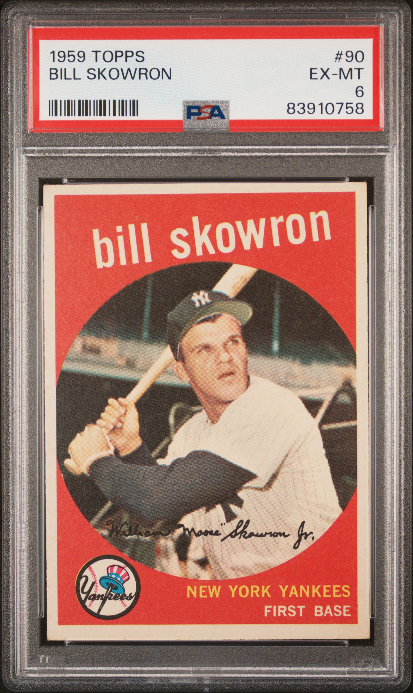 1959 TOPPS #90 BILL SKOWRON