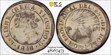 1848-T G 2 R KM-19b CREZCA VF35