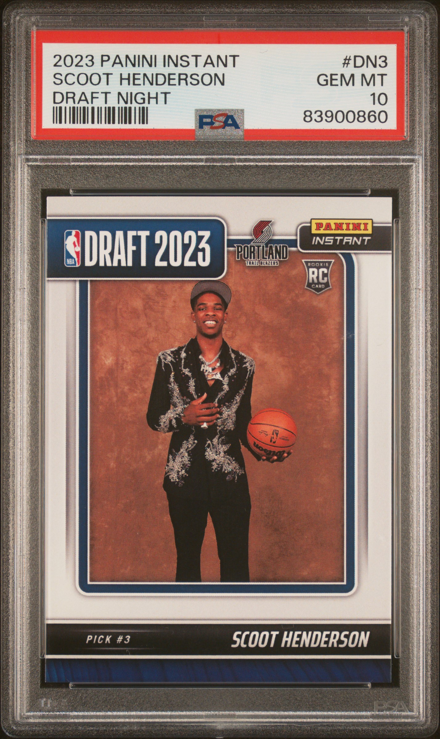 2023 PANINI INSTANT DRAFT NIGHT #DN3 SCOOT HENDERSON