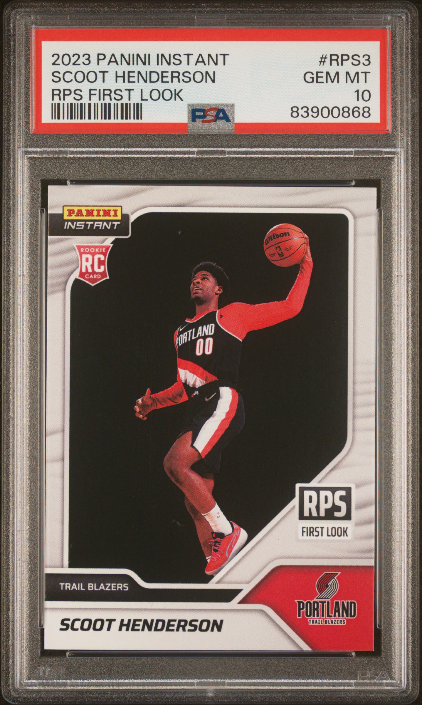 2023 PANINI INSTANT RPS FIRST LOOK #RPS3 SCOOT HENDERSON