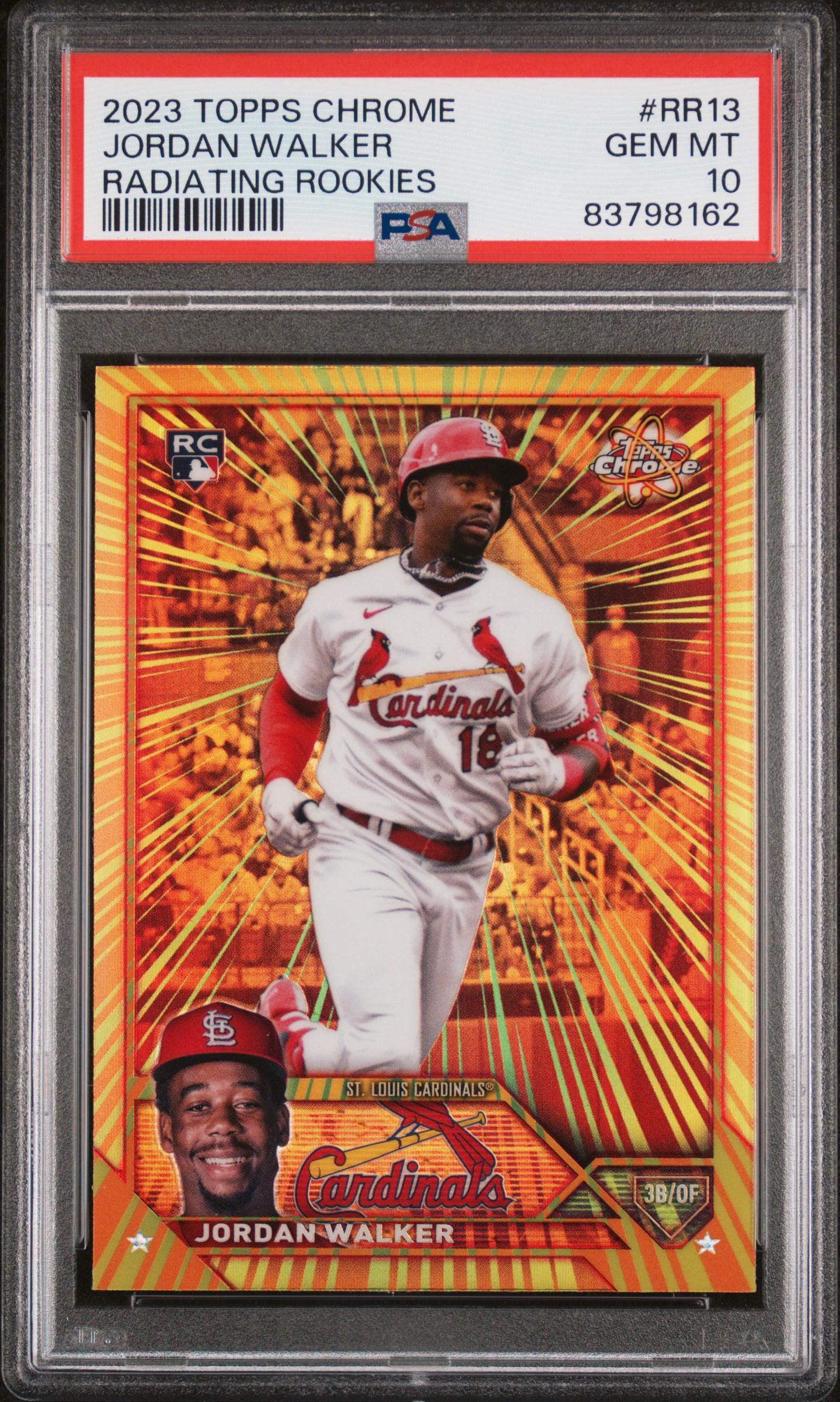 2023 TOPPS CHROME RADIATING ROOKIES #RR13 JORDAN WALKER